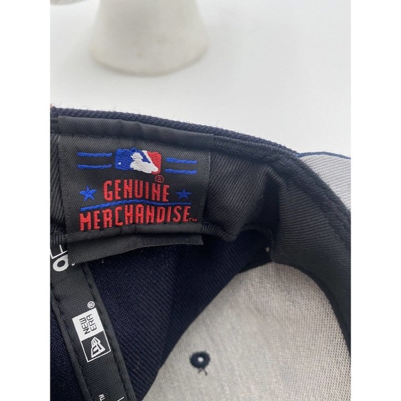 NY Yankees Baseball Hat Cap New Era 9Fifty Official MLB Navy Blue White Print - Picture 6 of 8
